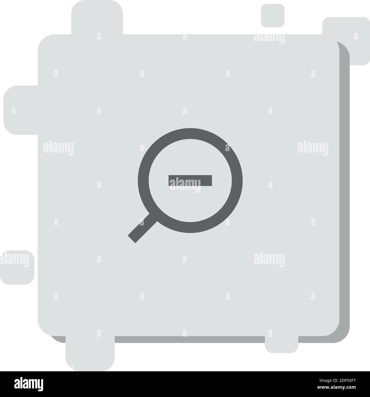 zoom out vector icon modern simple vector illustration Stock Vector