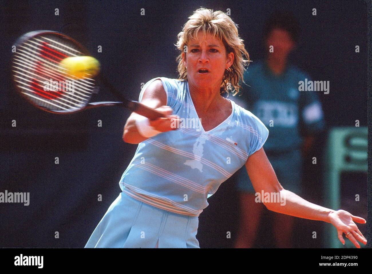 USA's Chris Evert winner of the French Tennis Open against USA's