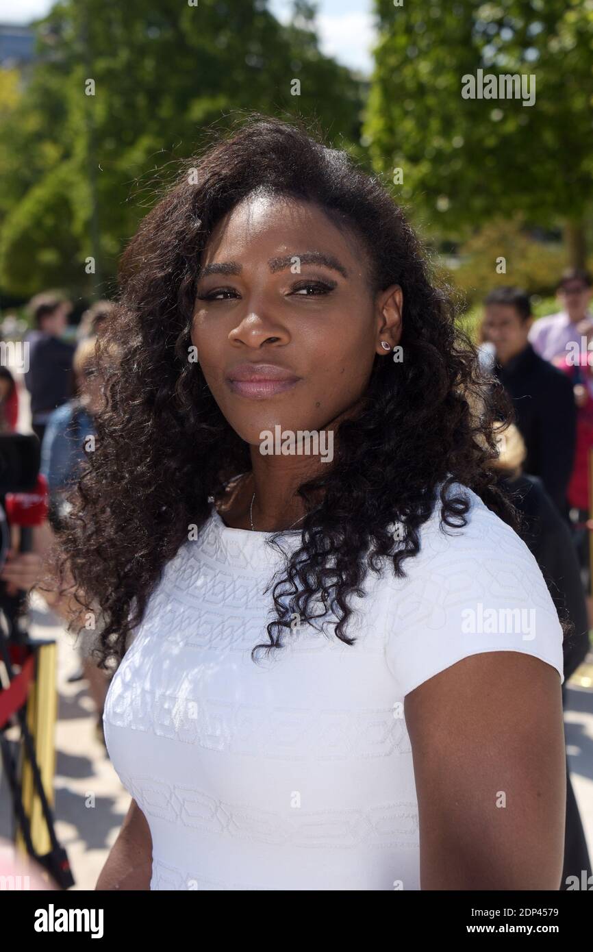 Serena Williams attends the photocall for the new film Pixel at Champs ...