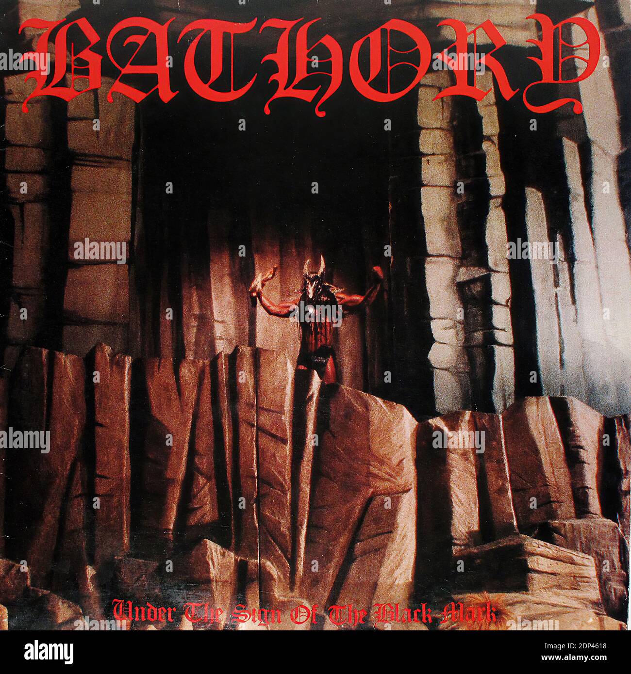 BATHORY Under The Sign Of The Black Mark Lyrics Sleeve 12 Lp