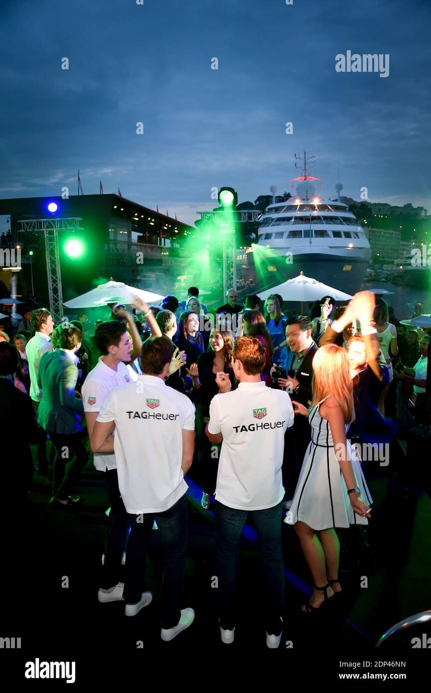 Atmosphere at Tag Heuer party during the 2015 Formula One Grand