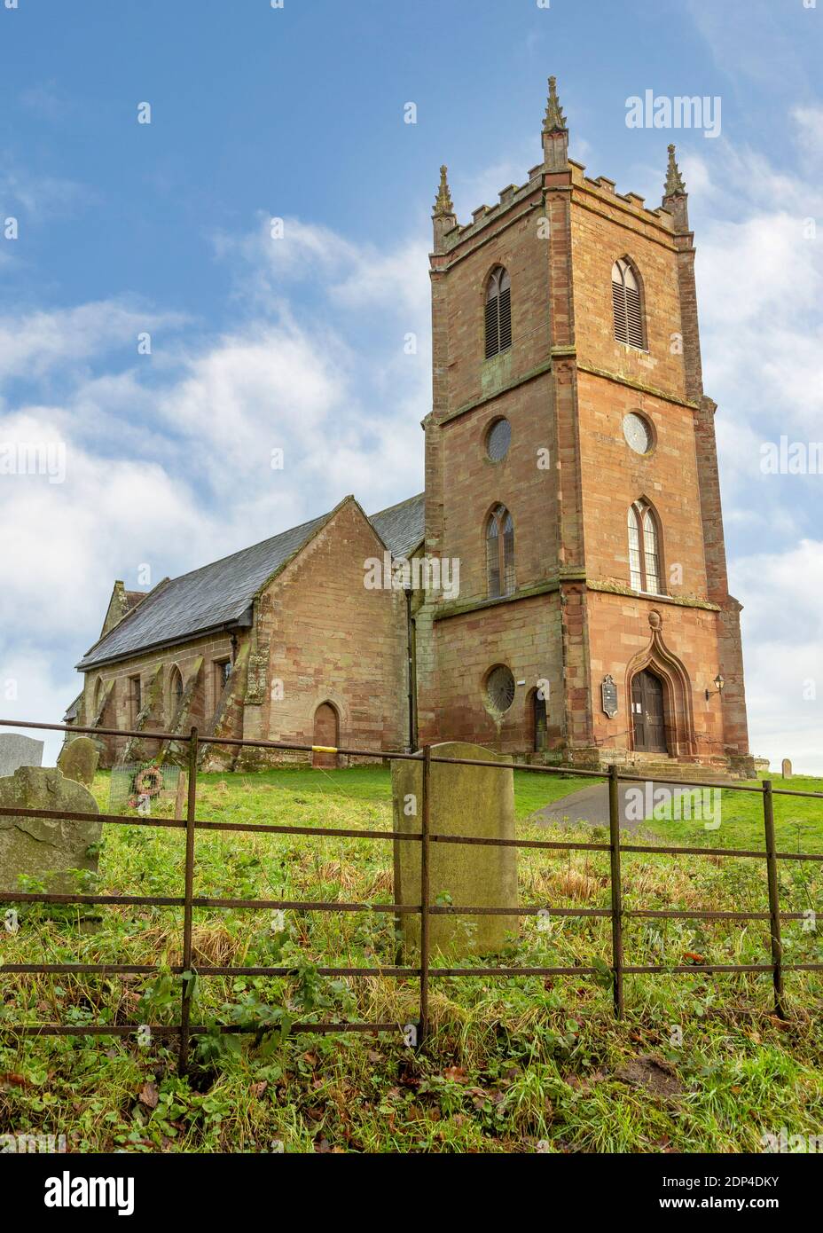 St.Mary The Virgin Church, Hanbury in Worcestershire, England. Stock Photo
