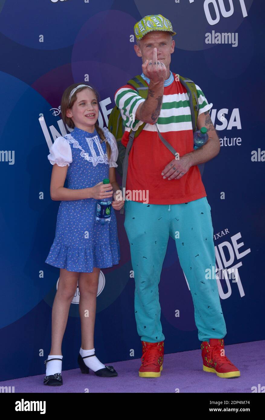 Flea and daughter Sunny Bebop Balzary attend the Los Angeles premiere