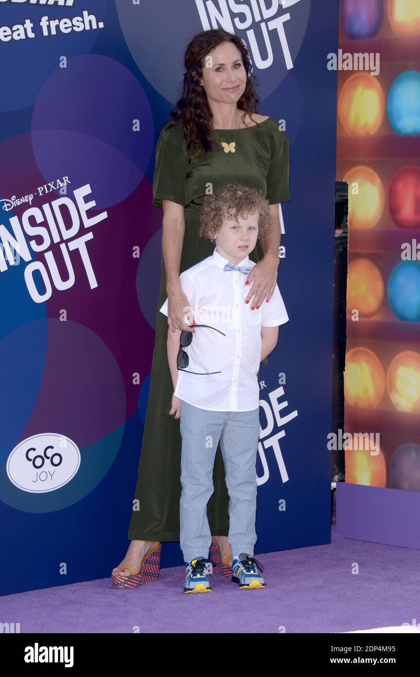 Minnie Driver and son Henry Story Driver attend the Los Angeles premiere of Disney-Pixars Inside Out at the El Capitan Theatre on June 8, 2015 in Los Angeles, CA, USA. Photo by Lionel Hahn/ABACAPRESS.COM Stock Photo