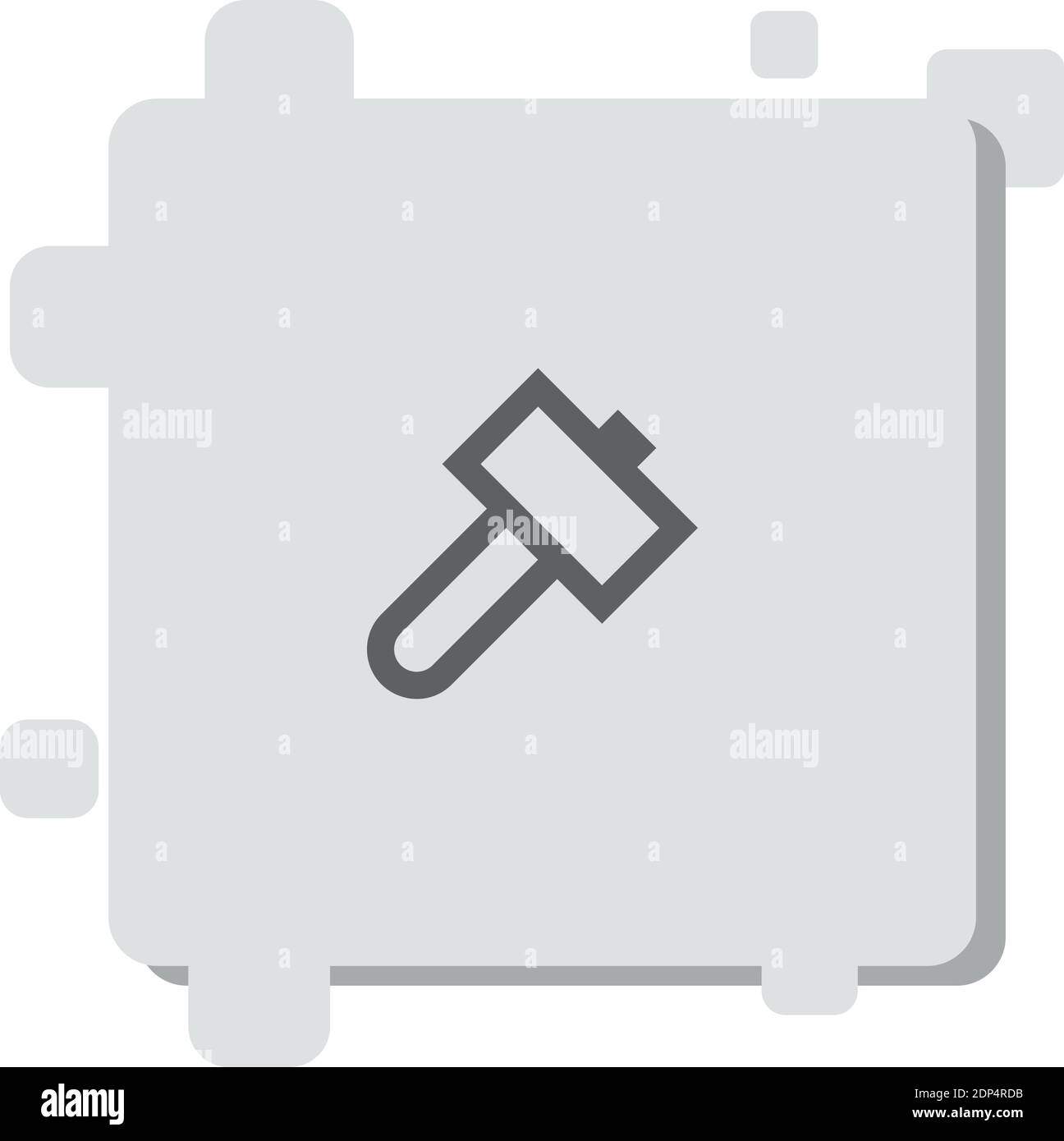 hammer vector icon modern simple vector illustration Stock Vector Image ...