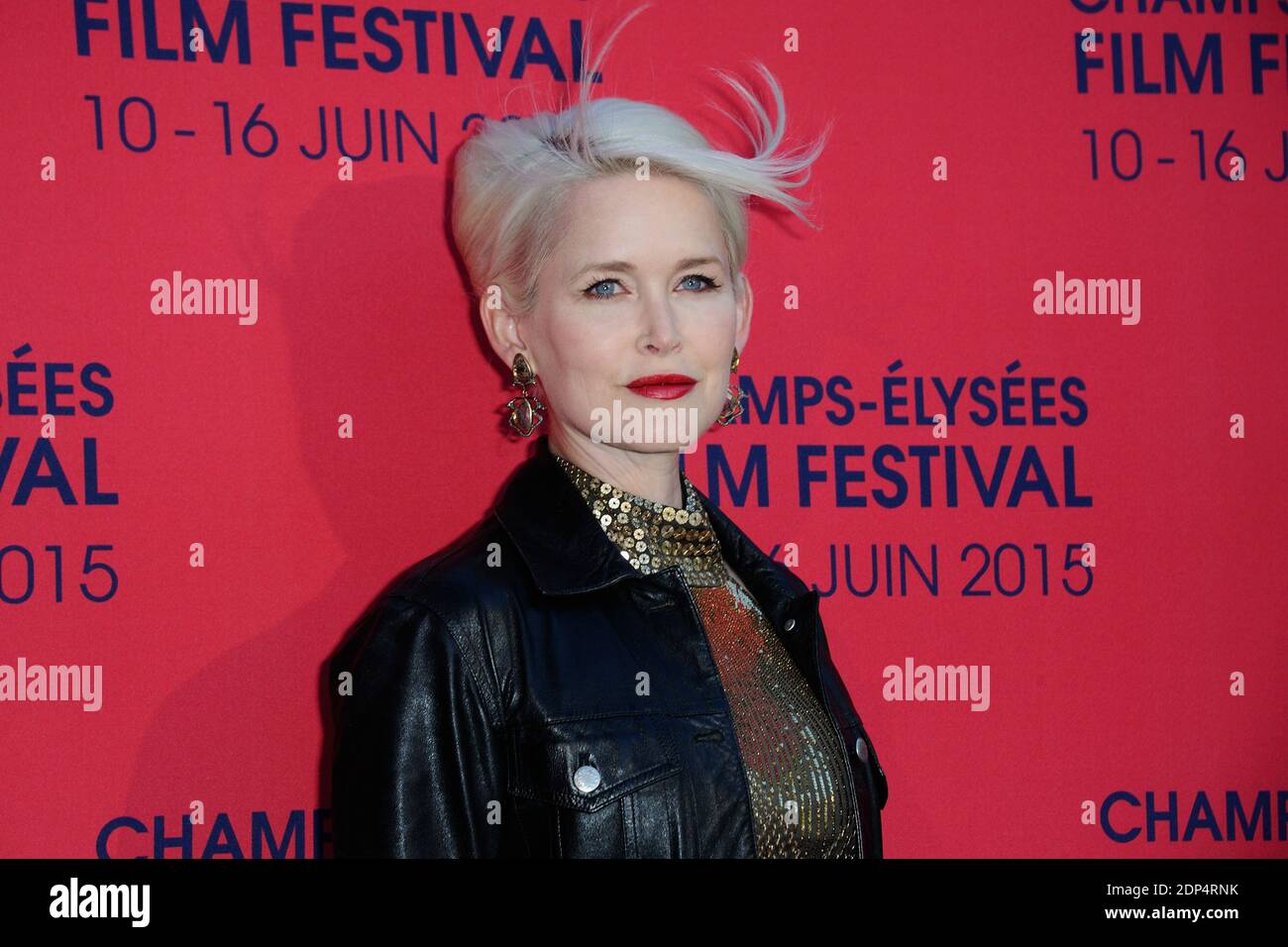 Gren Wells attending the closing ceremony for the 4th Champs Elysees ...