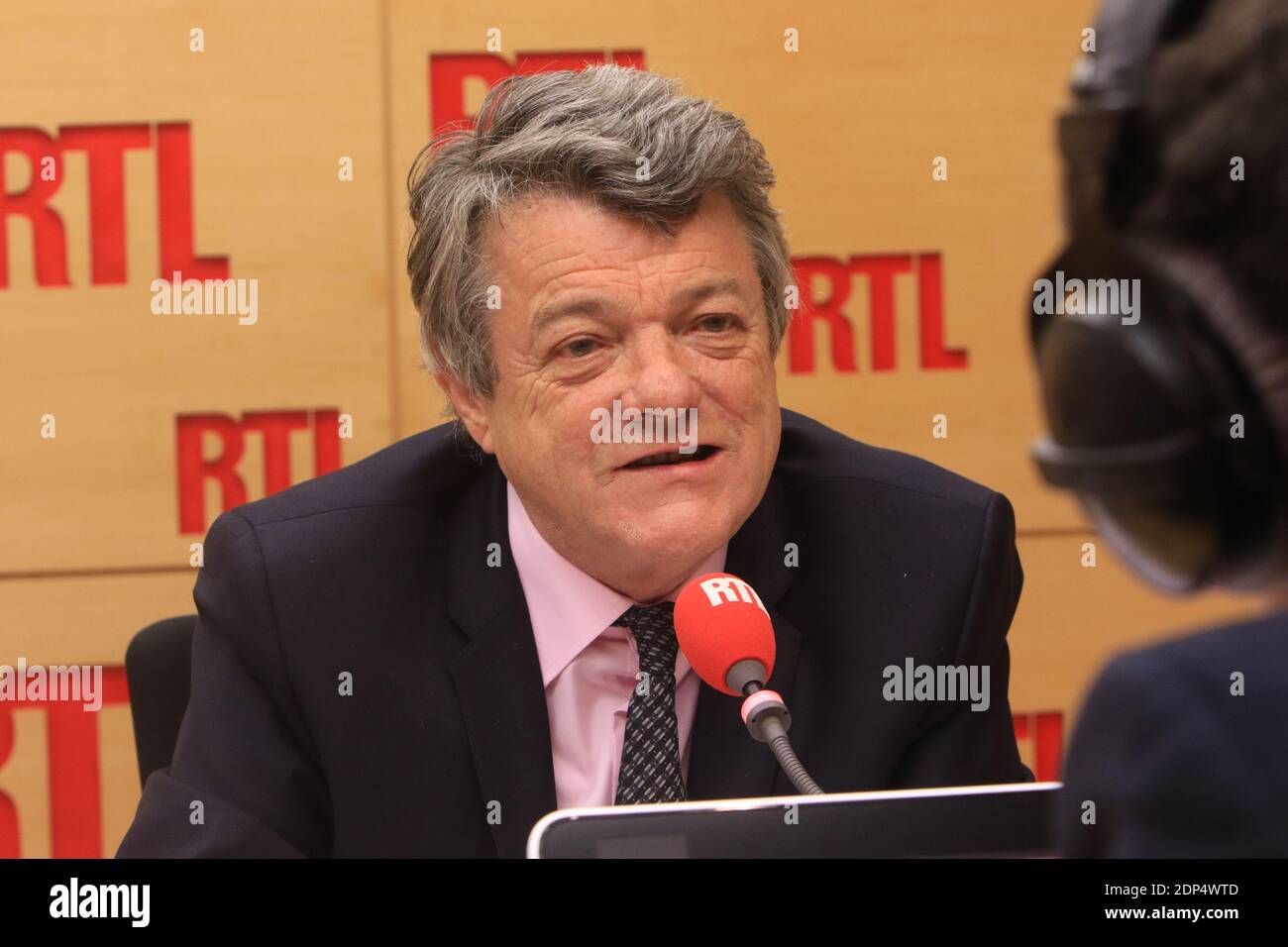 Exclusive - No Web - No Tabloids - Jean-Louis Borloo is interviewed on RTL  radio in Paris, France on June 18, 2015. Photo by Frederic  Bukajlo/ABACAPRESS.COM Stock Photo - Alamy