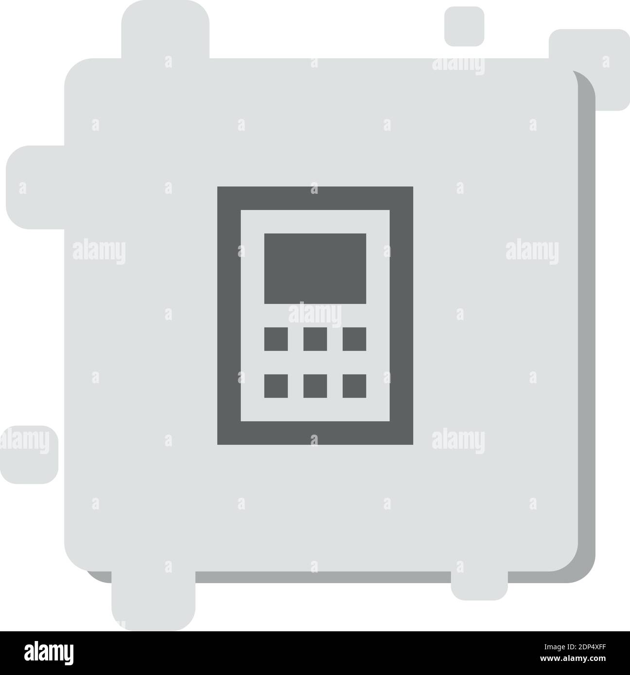 calculator vector icon modern simple vector illustration Stock Vector ...