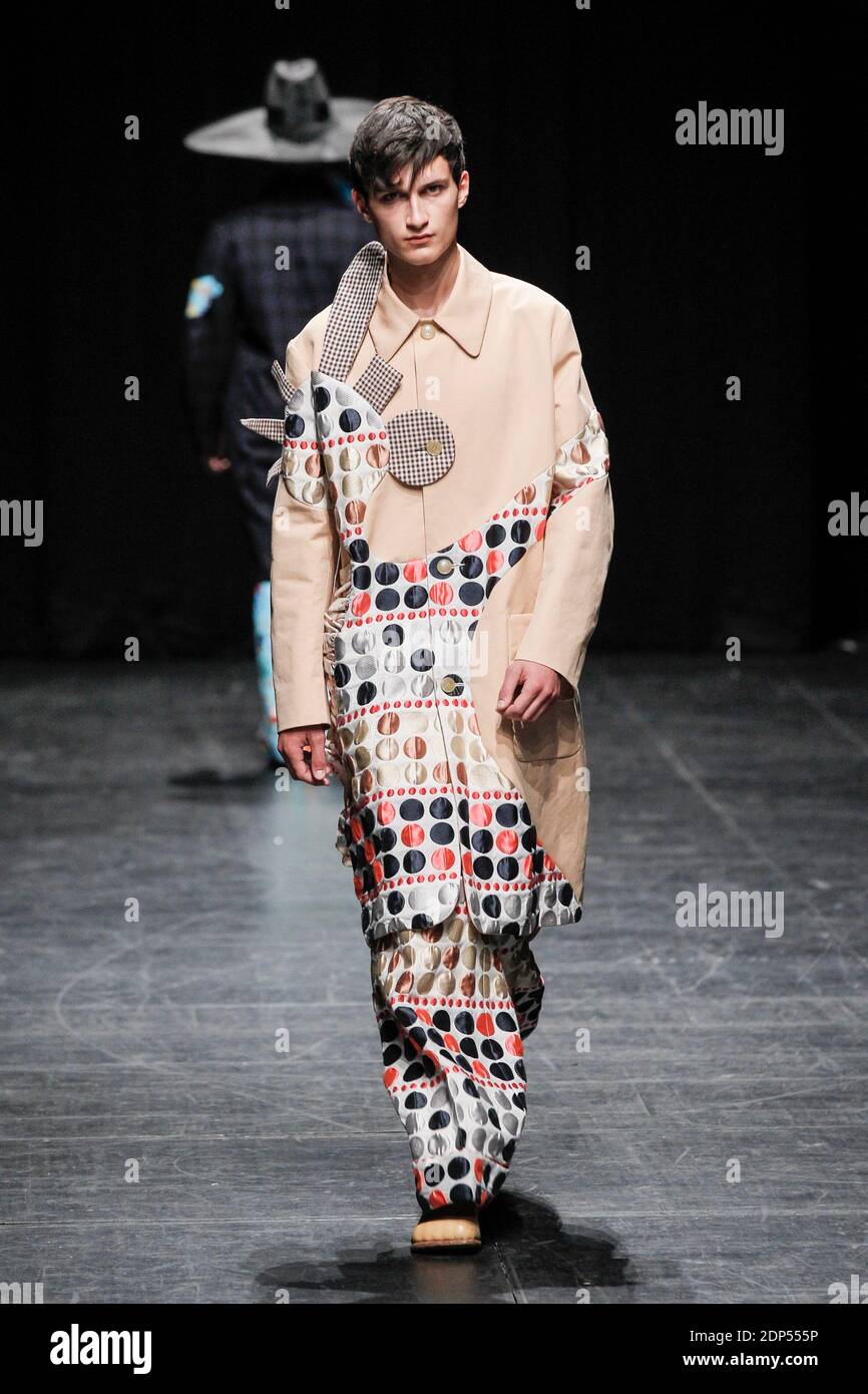 A model walks the runway during the Walter Van Beirendonck Ready to News  Photo - Getty Images