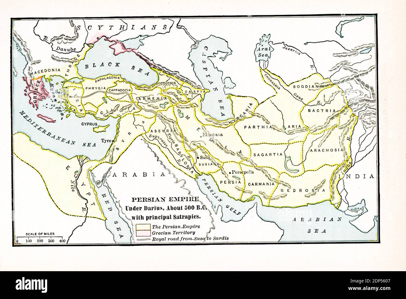 Map darius empire hi-res stock photography and images - Alamy