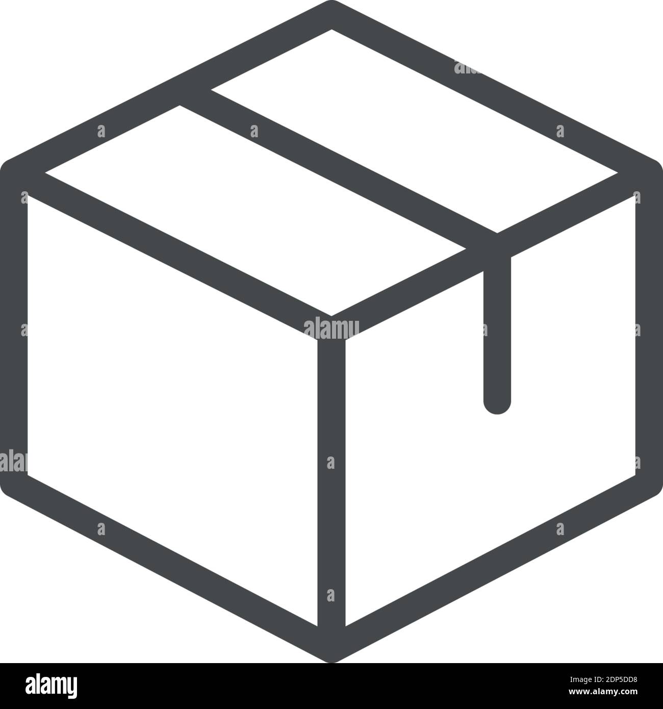 delivery box vector icon modern simple vector illustration Stock Vector ...