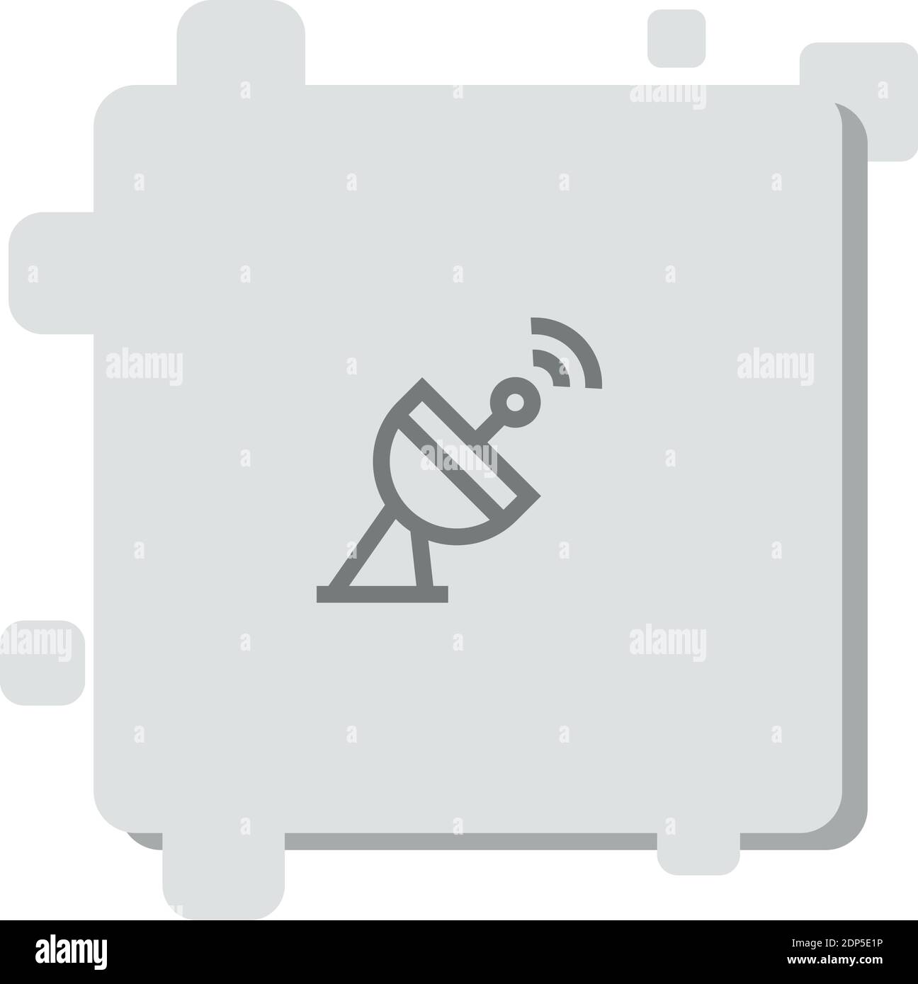 satellite vector icon modern simple vector illustration Stock Vector ...