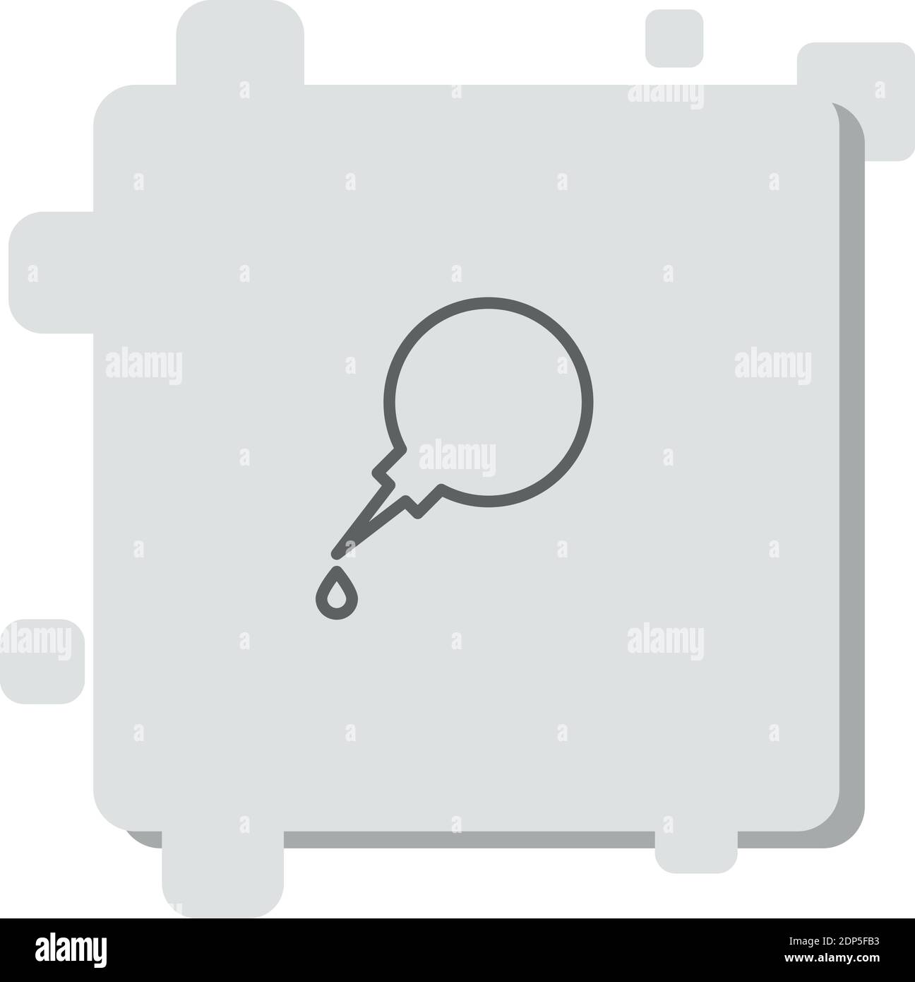 ink dropper outline vector icon modern simple vector illustration Stock ...