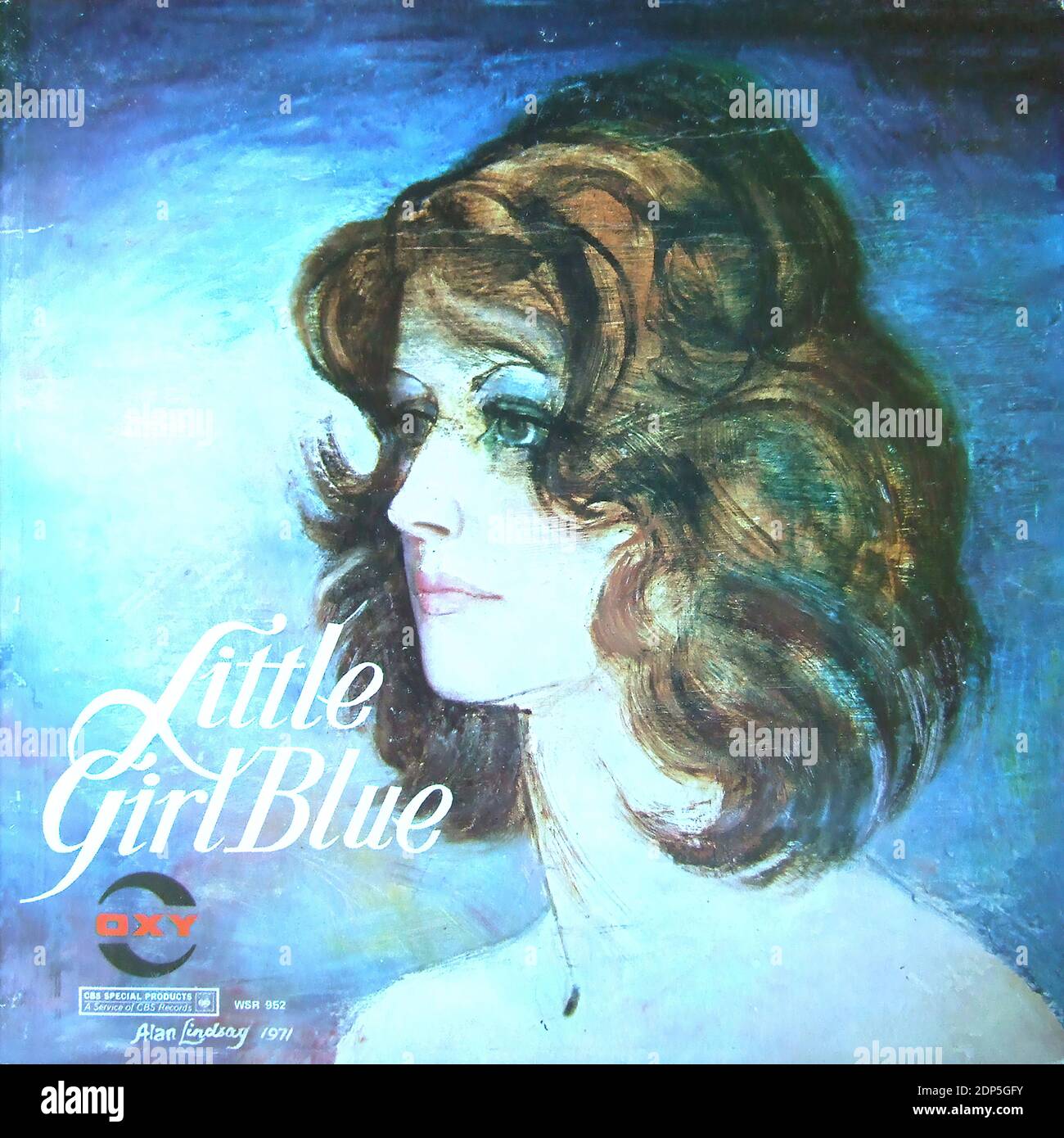 Little Girl Blue - OXY - CBS Special Products WSR 952 - Vintage vinyl album cover Stock Photo
