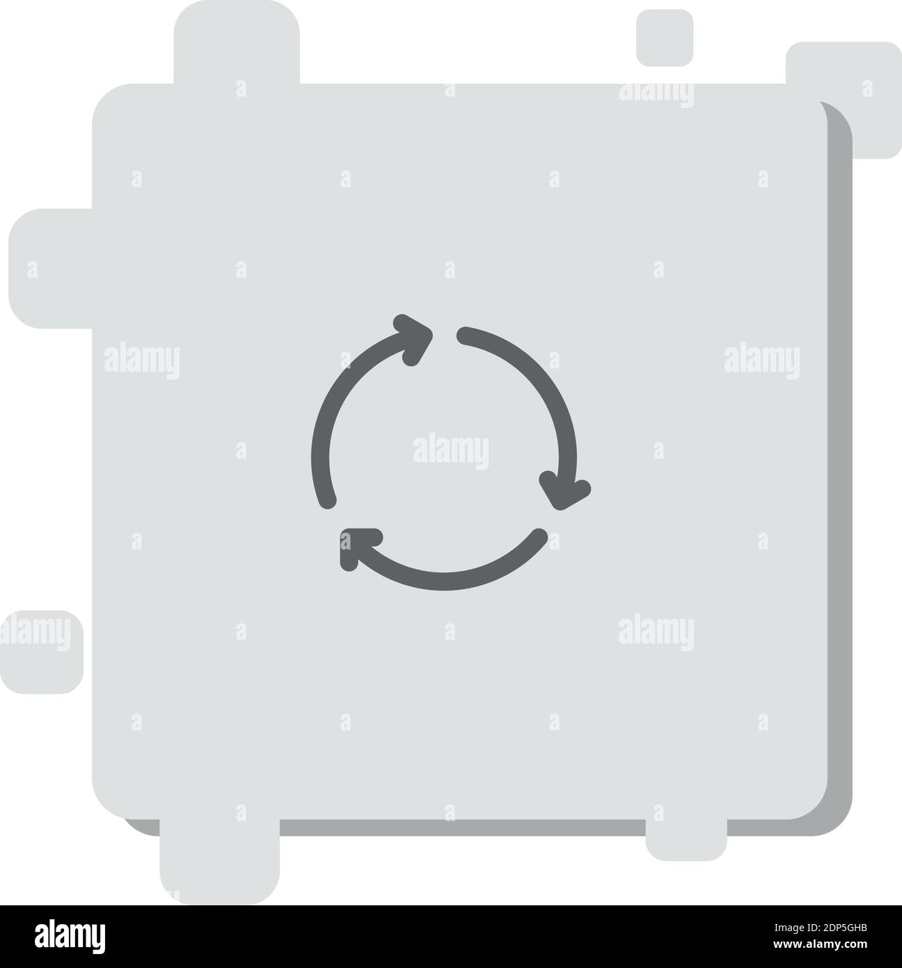 reuse vector icon modern simple vector illustration Stock Vector Image ...