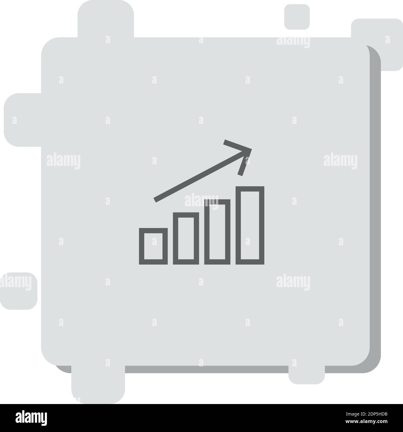 bar chart vector icon modern simple vector illustration Stock Vector ...