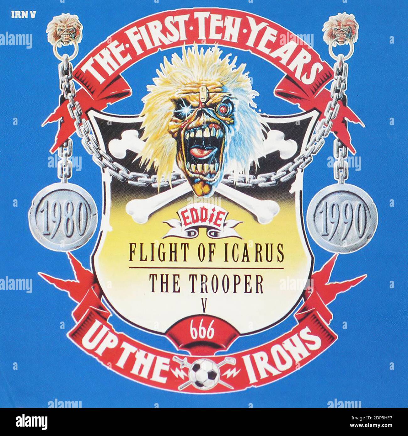 Iron Maiden Killers - Vintage vinyl album cover Stock Photo - Alamy