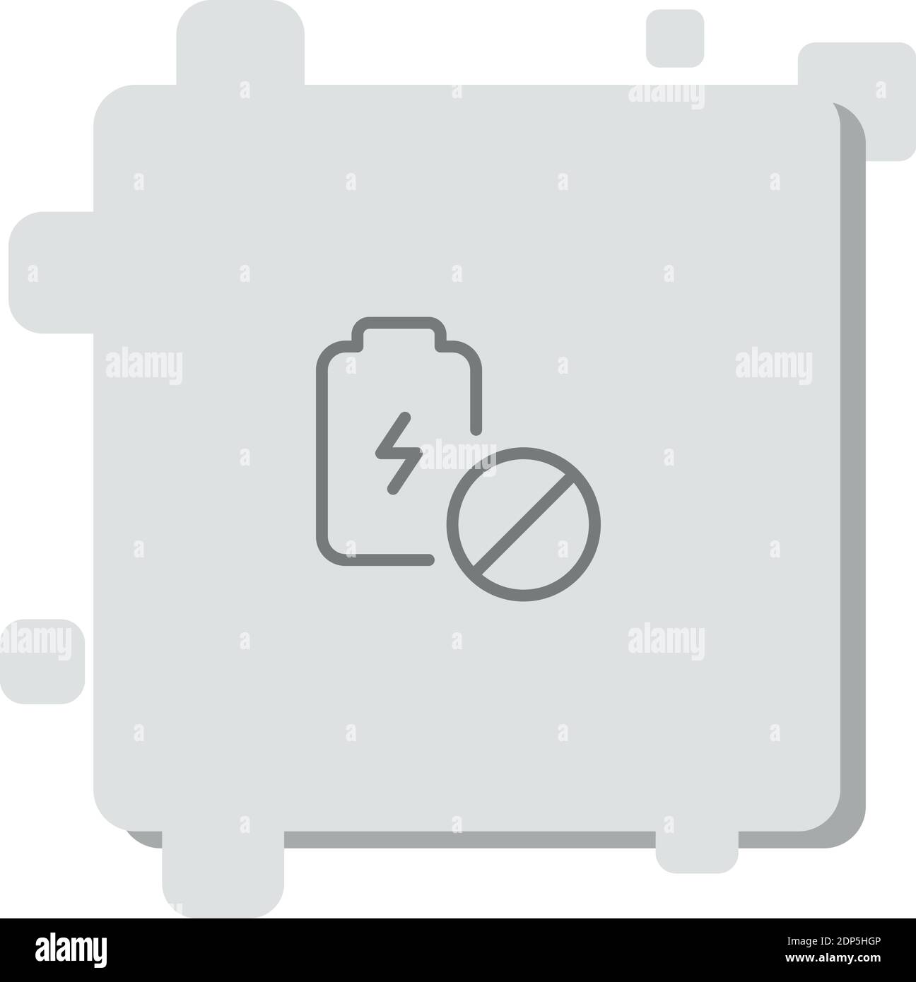banned vector icon modern simple vector illustration Stock Vector Image ...