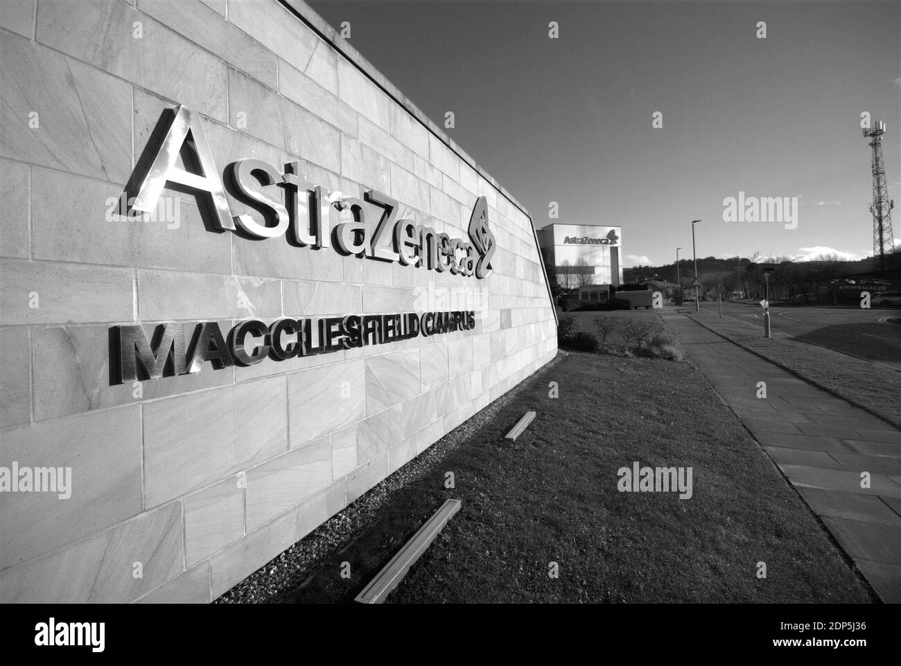 Astrazeneca pharmaceuticals manufacturing plant Macclesfield Stock Photo