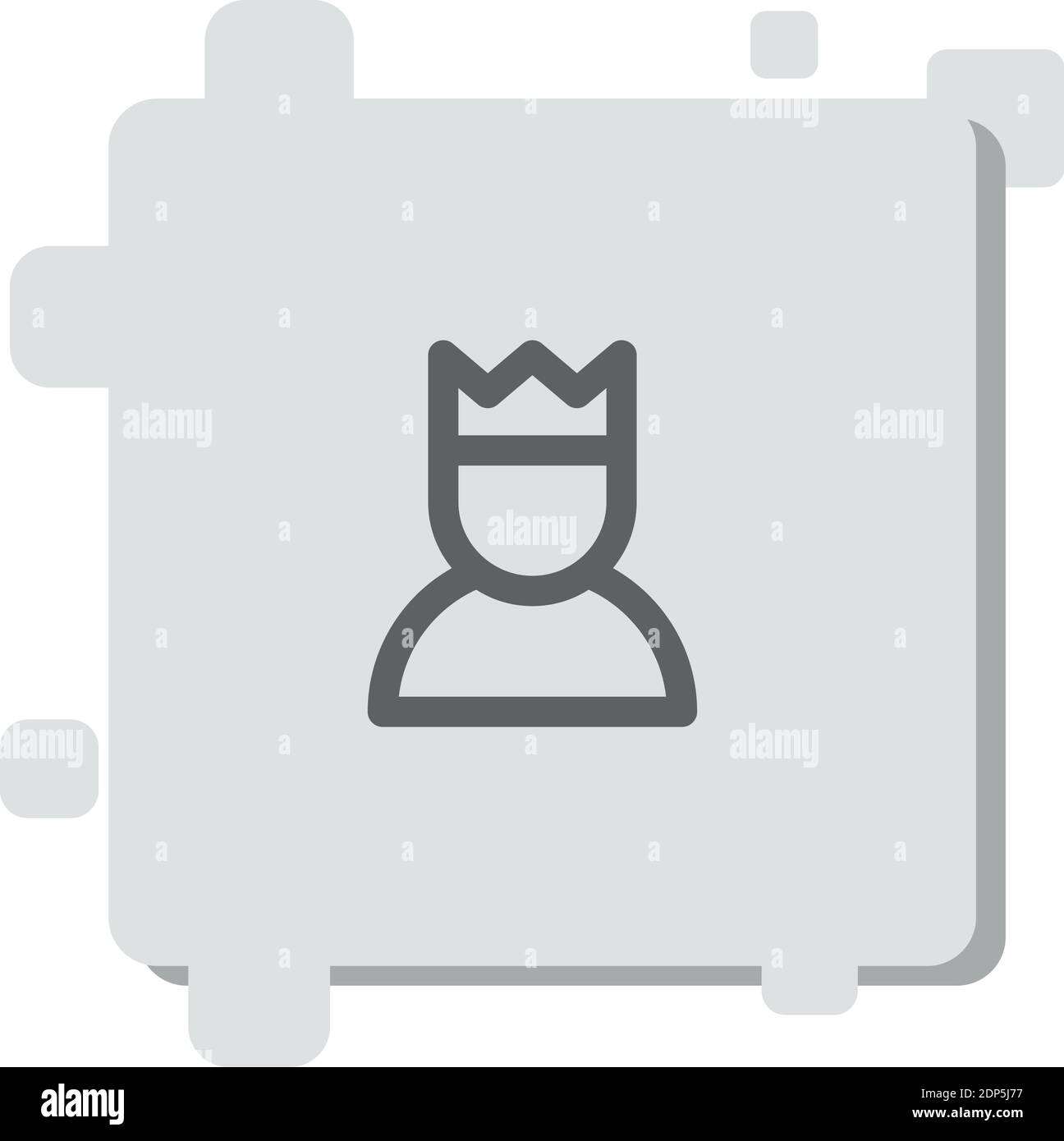 king vector icon modern simple vector illustration Stock Vector Image ...