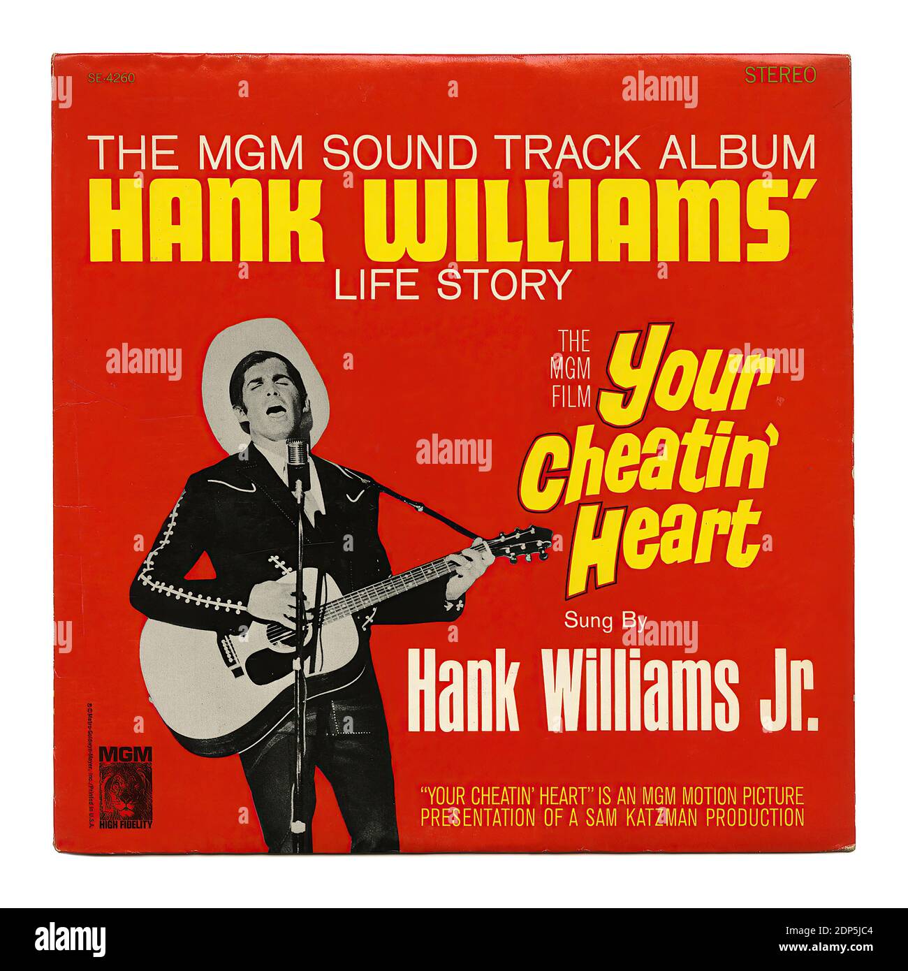 Your Cheatin’ Heart (Hank Williams’ Life Story) - Vintage Record Cover