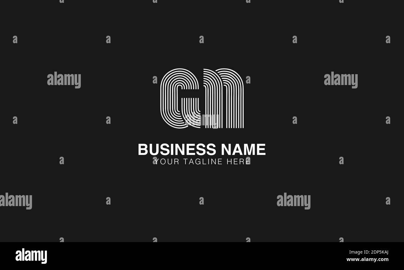 GN G N initial based modern minimal creative logo vector template image. Line art finger print logo Stock Vector