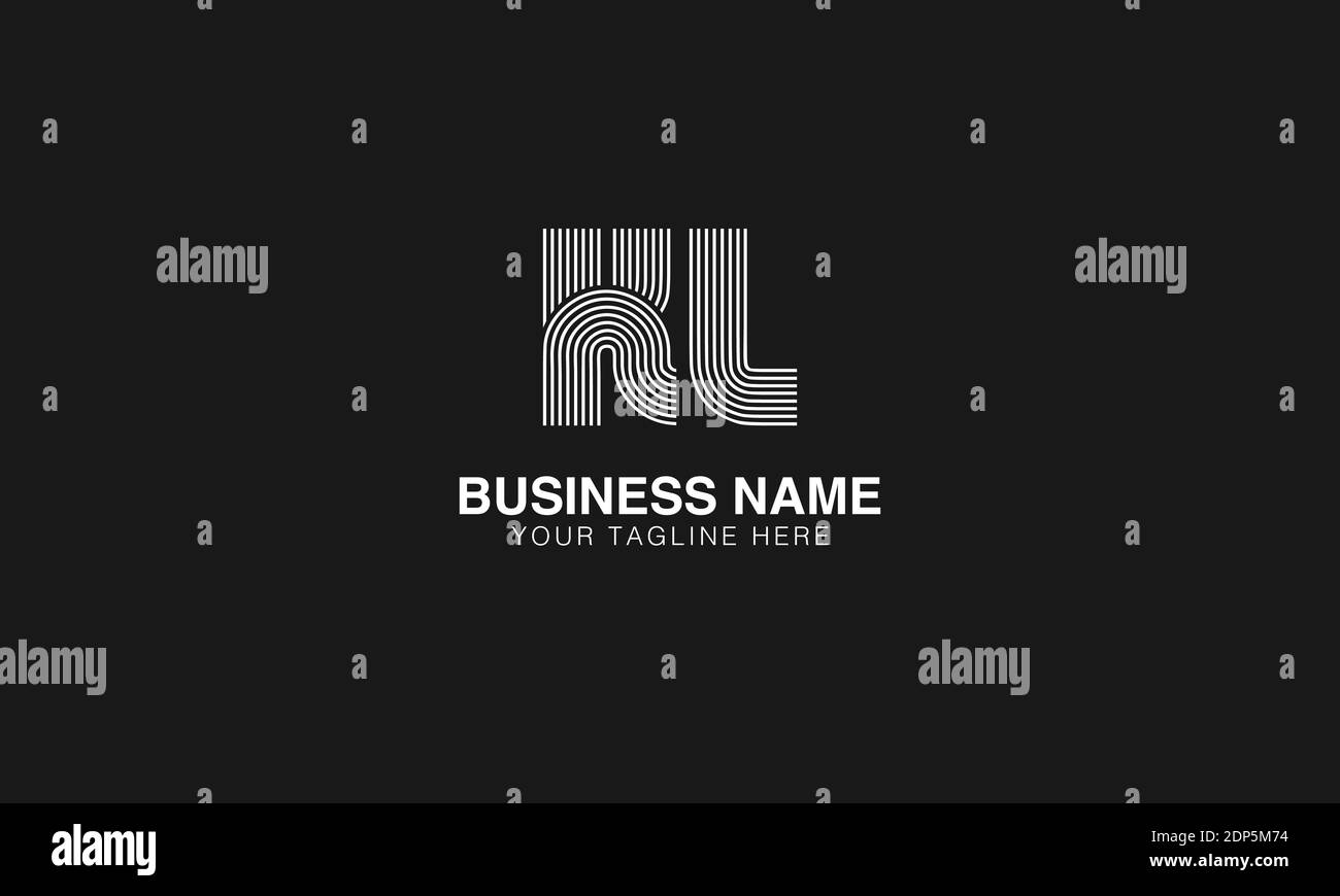 kl k lk initial based modern minimal creative logo vector template ...