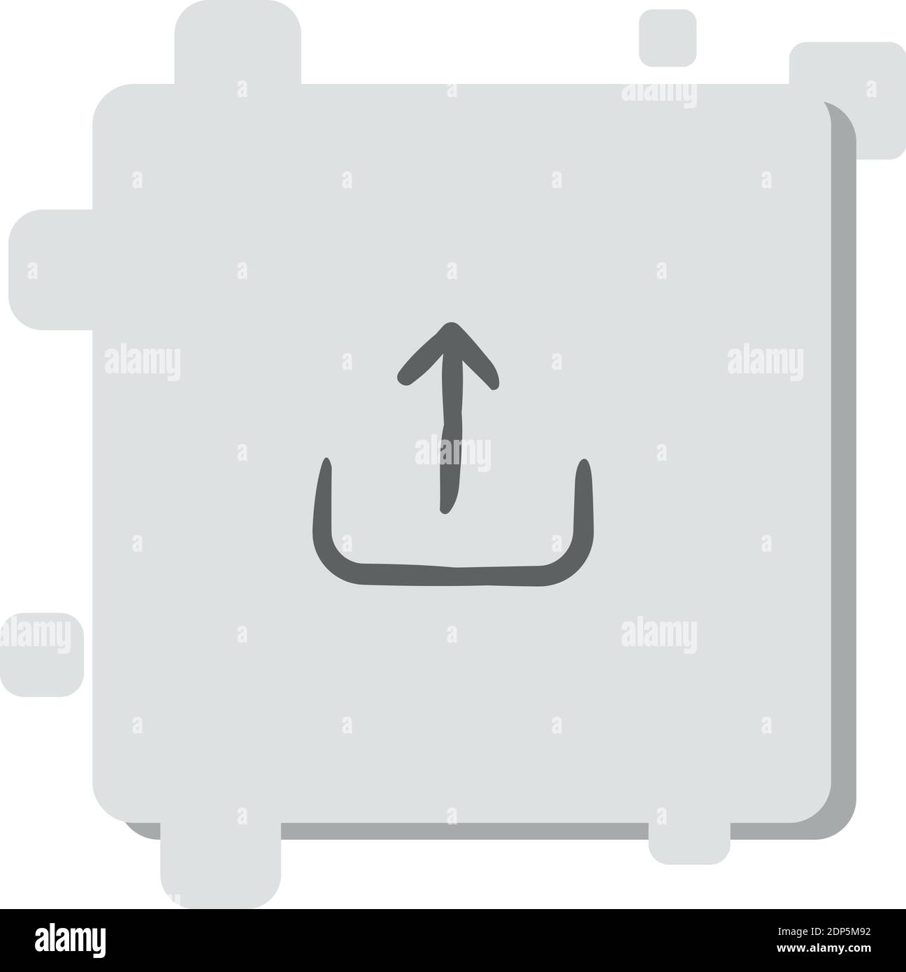 upload vector icon modern simple vector illustration Stock Vector Image ...