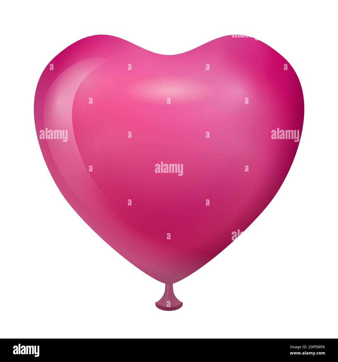 Heart balloon on a white background. Vector illustration Stock Photo ...
