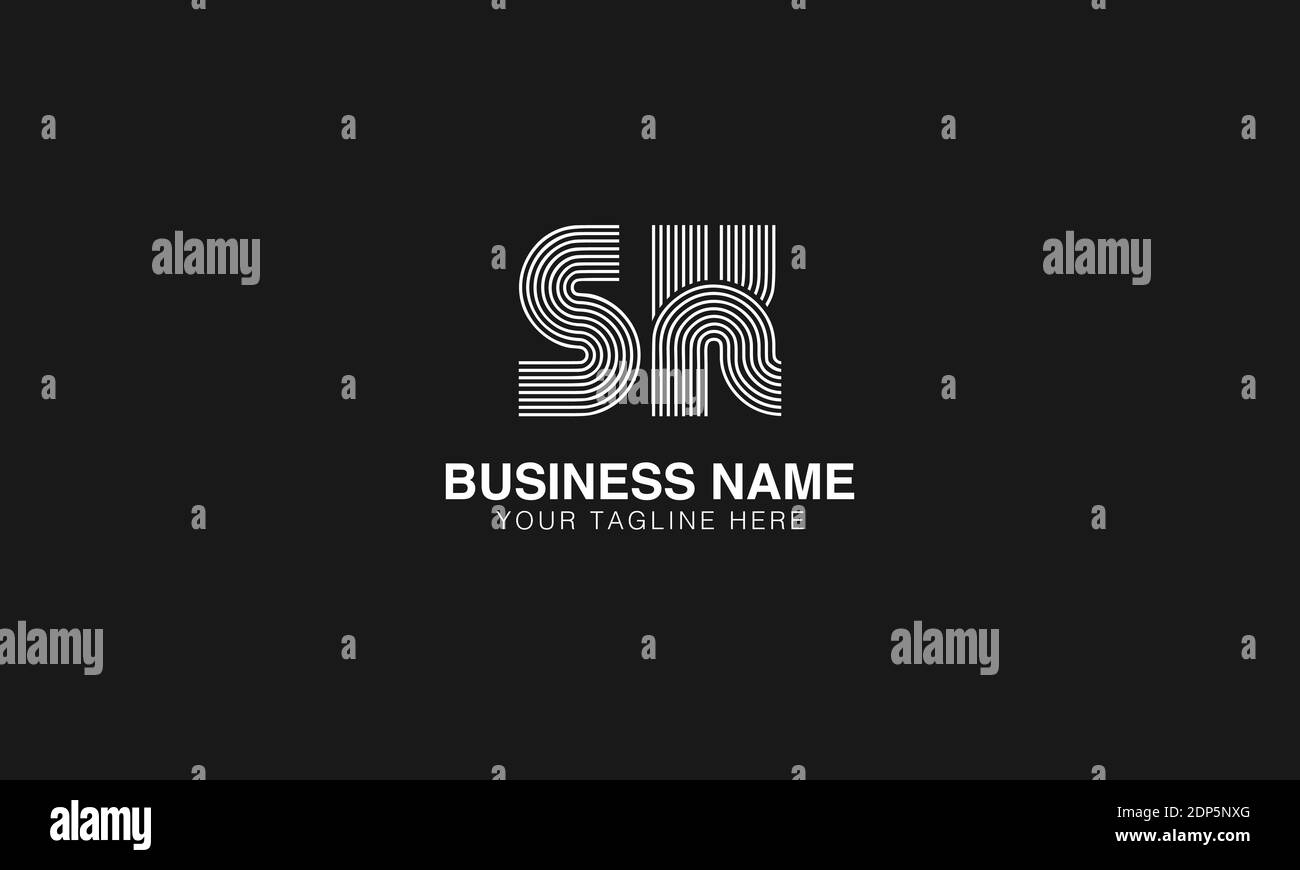 SK S K initial modern minimal creative logo vector template image. LINE ...