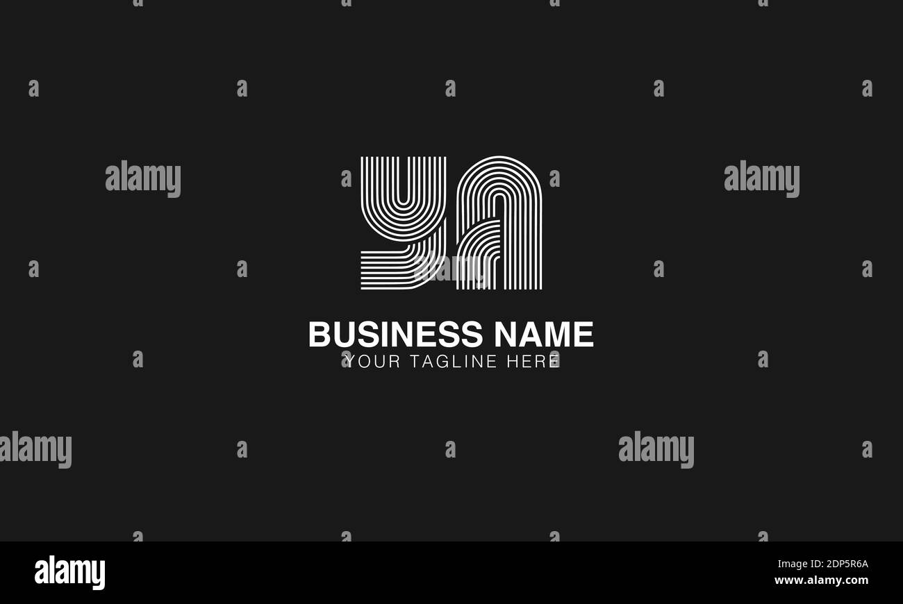 YA Y A initial modern minimal creative logo vector template image. LINE ...
