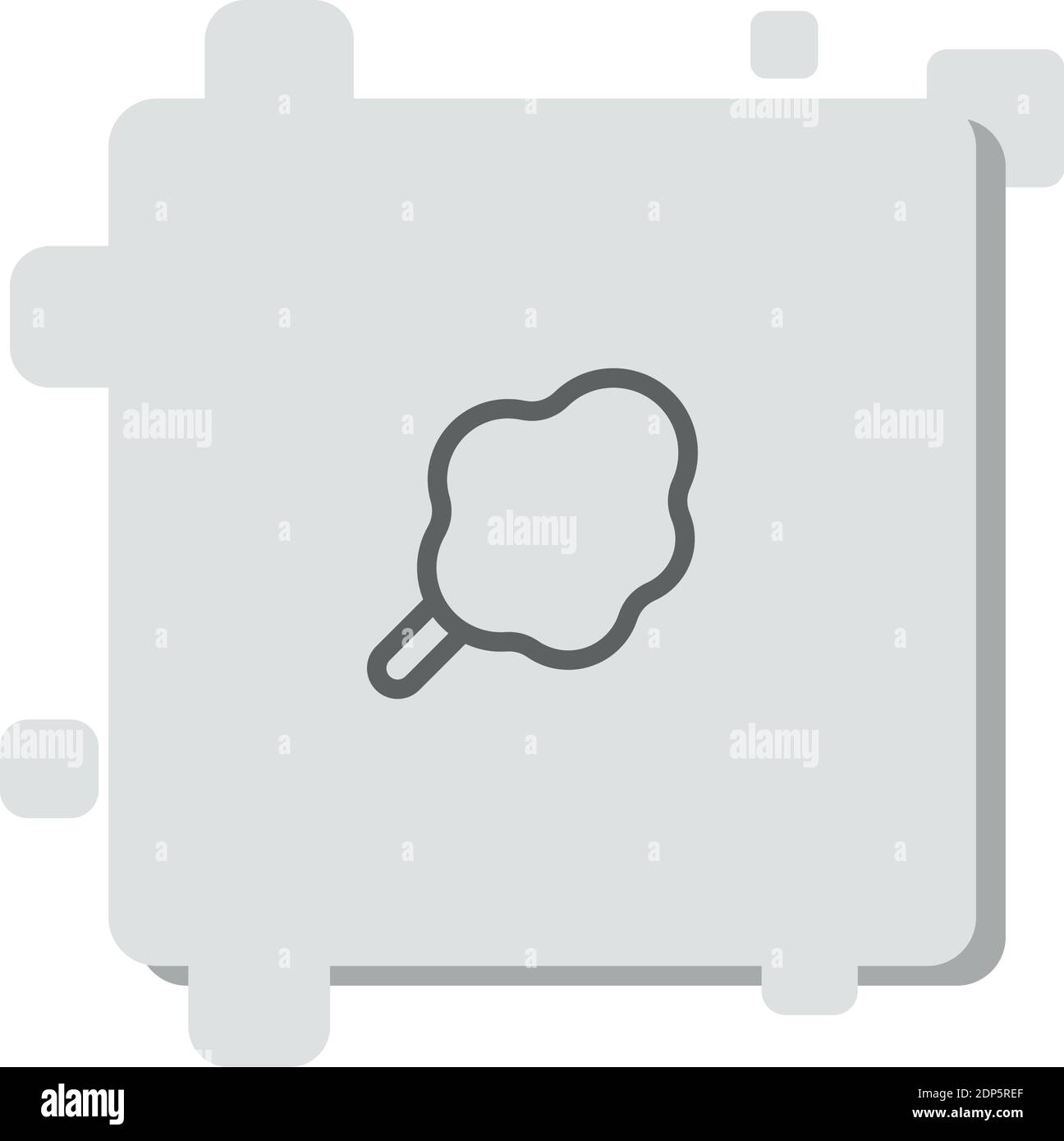 cotton candy vector icon modern simple vector illustration Stock Vector