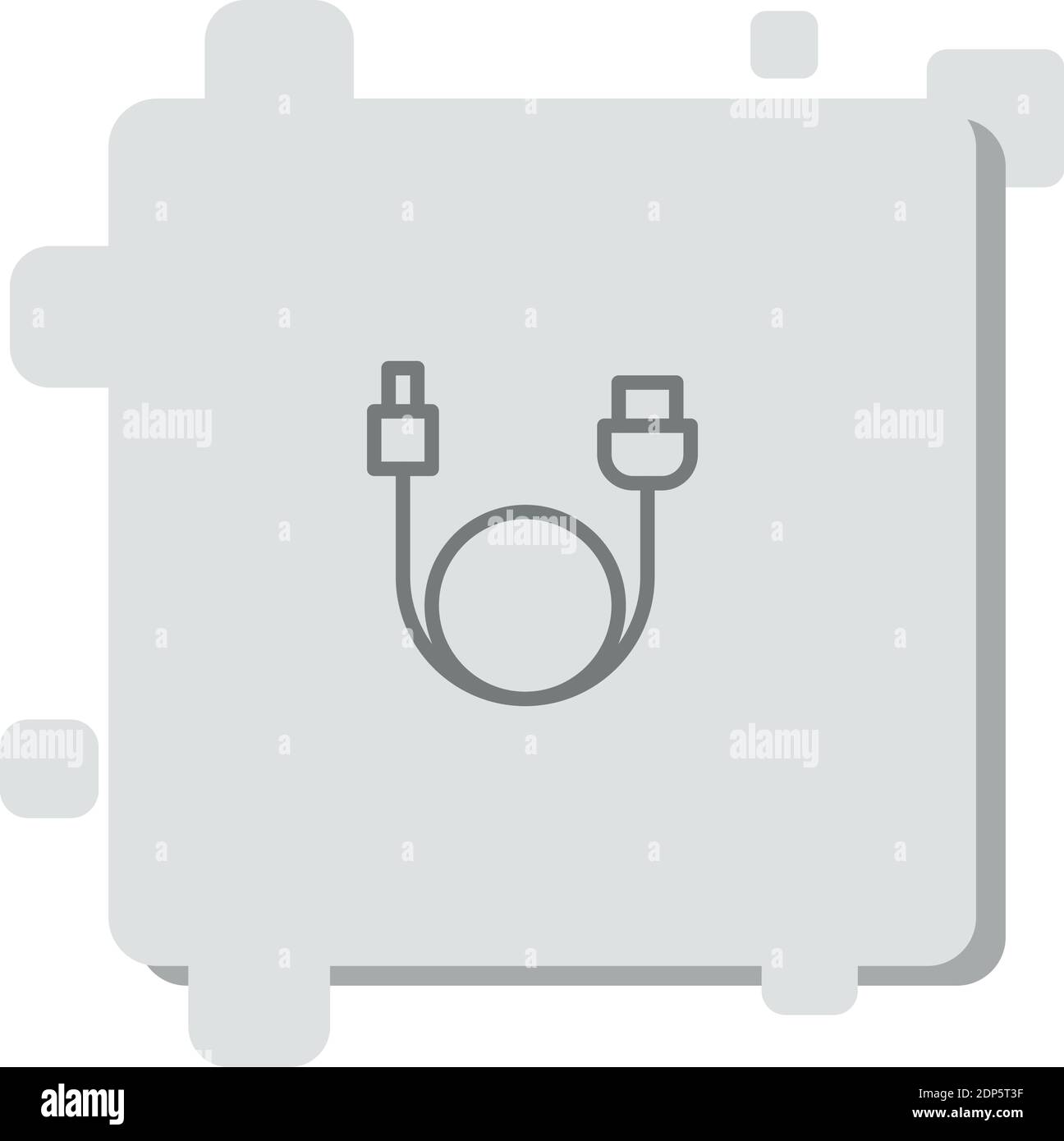 cable vector icon modern simple vector illustration Stock Vector Image ...