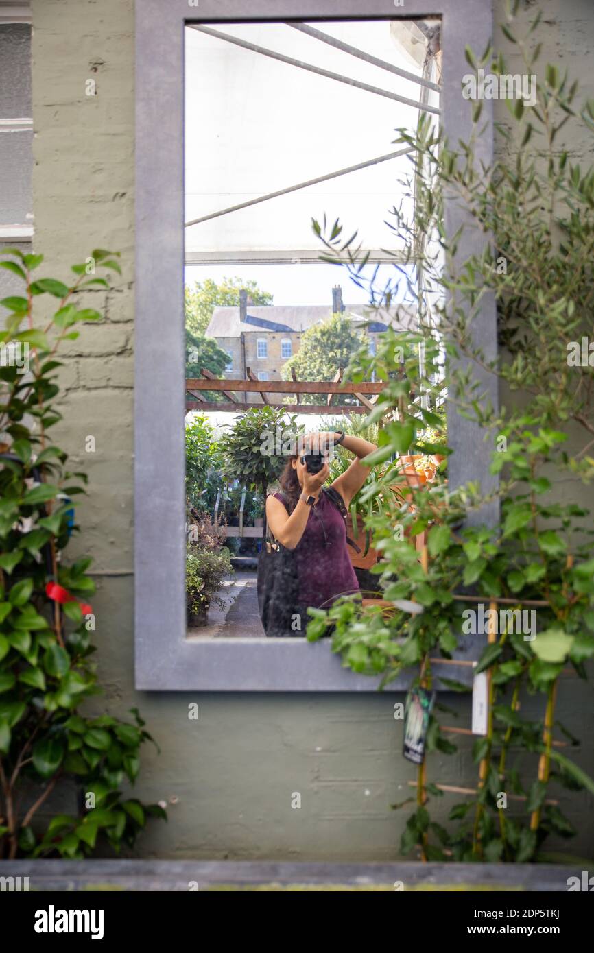 Self portrait at the window hi-res stock photography and images - Alamy