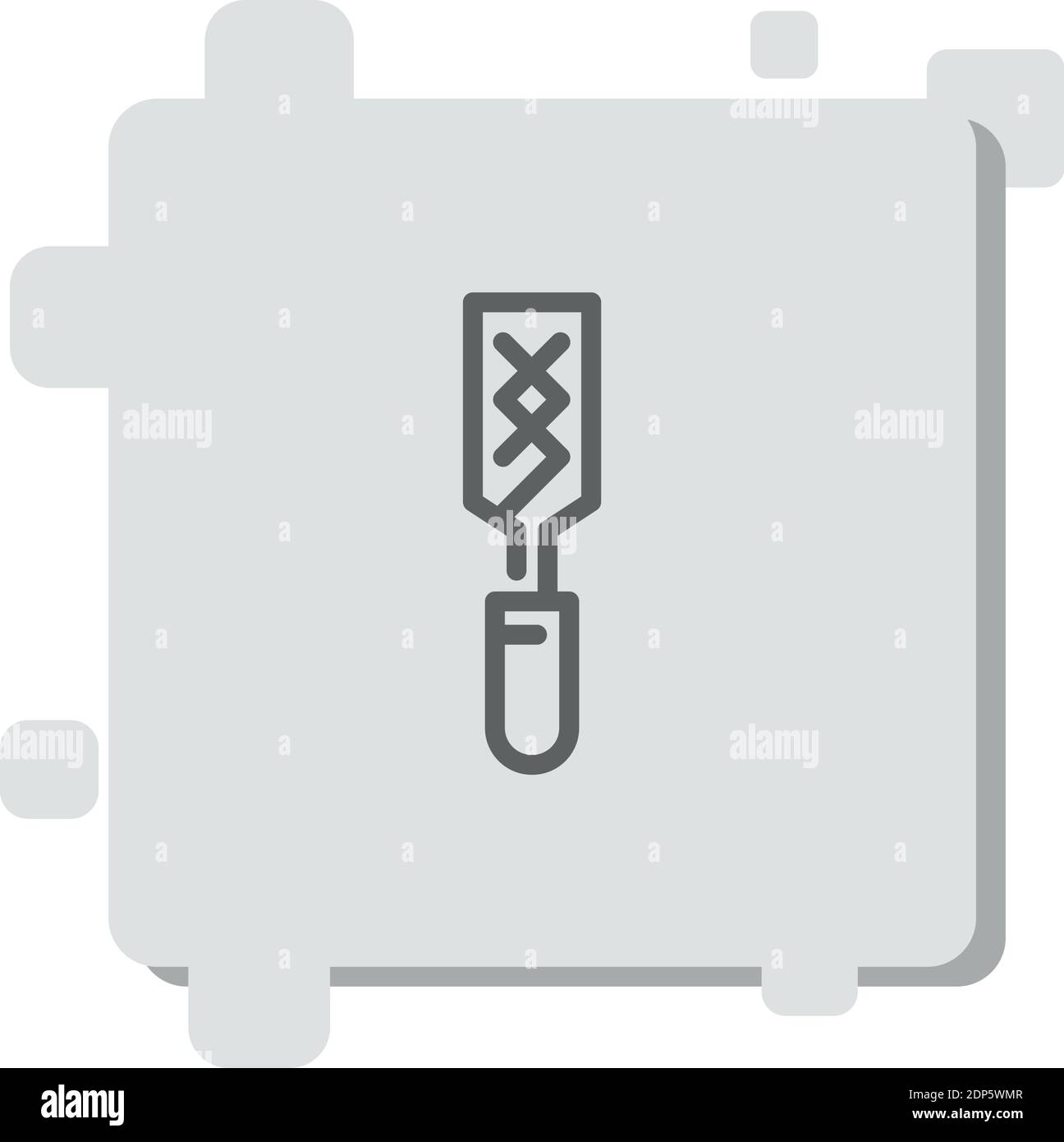 rasp vector icon modern simple vector illustration Stock Vector