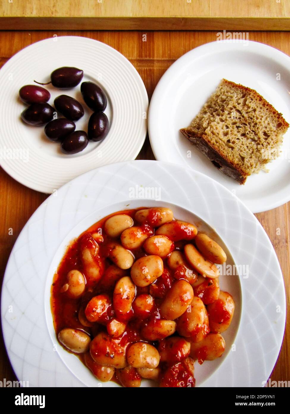 Greek Butter Beans (Gigantes Plaki Stock Photo Alamy