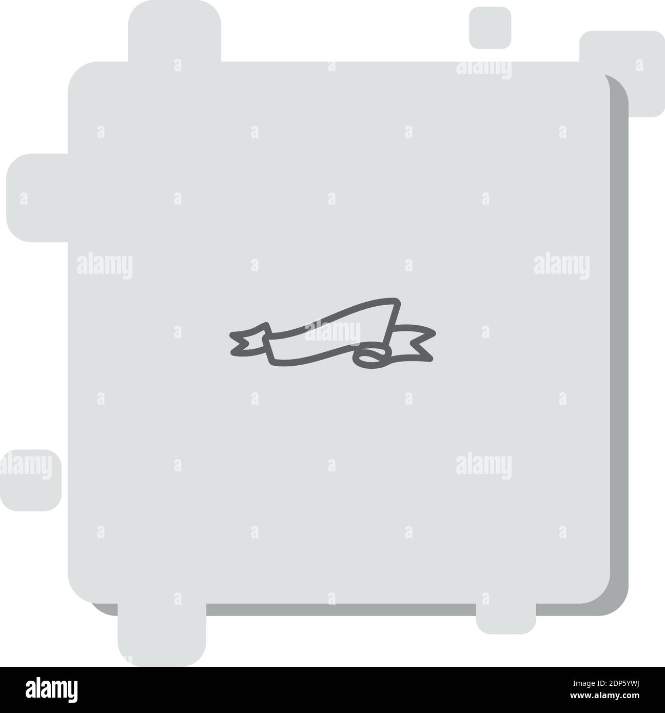 lineal ribbon vector icon modern simple vector illustration Stock ...