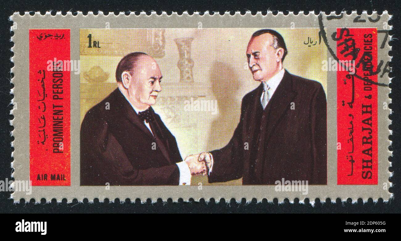 SHARJAH AND DEPENDENCIES CIRCA 1970 stamp printed by Sharjah, show