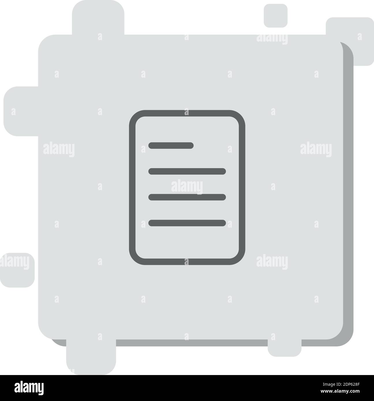 paper vector icon modern simple vector illustration Stock Vector Image ...