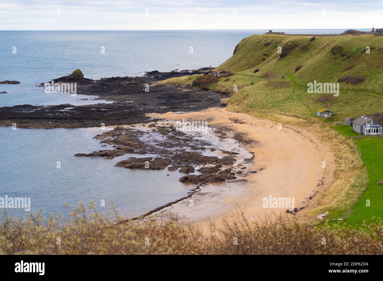 Beach at Canty Bay, East Lothian, Scotland,UK Stock Photo