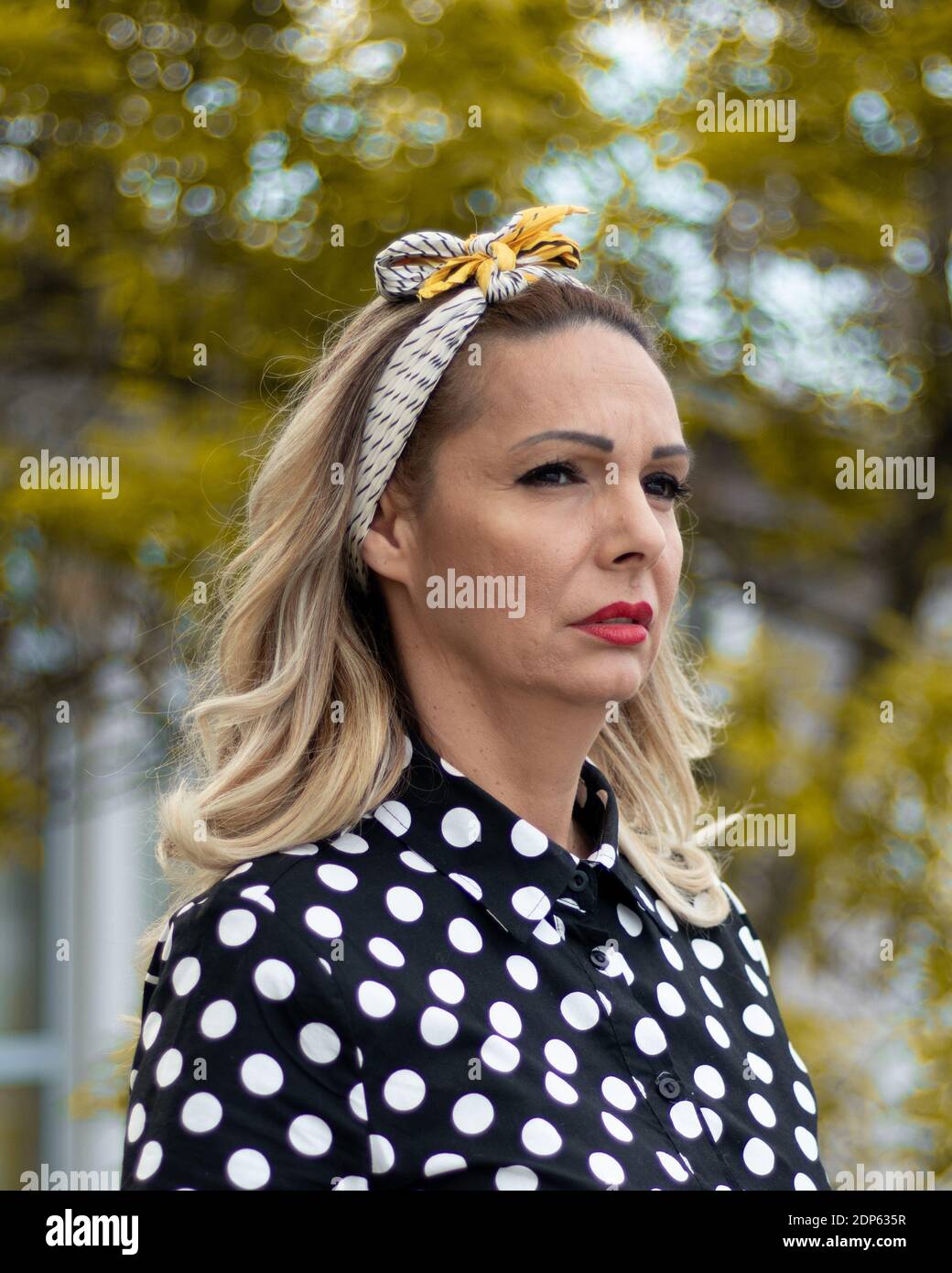 Attractive middle aged blonde woman hi-res stock photography and images ...
