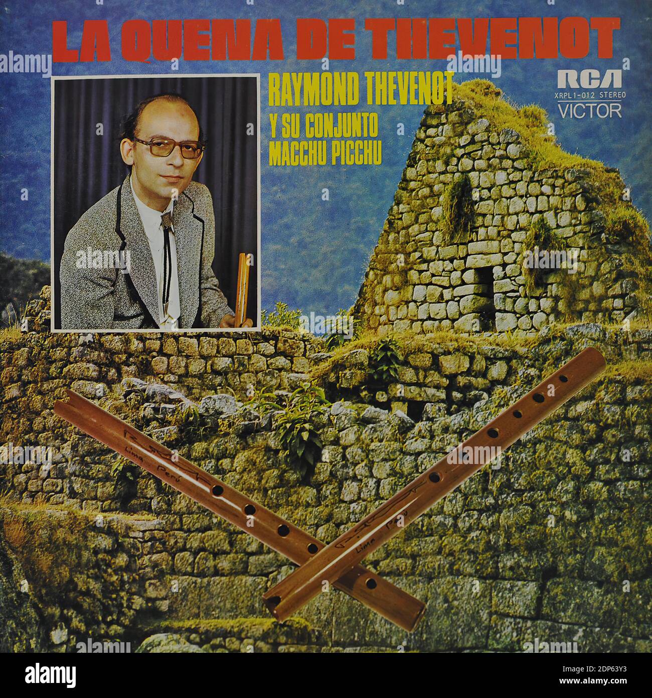 RAYMOND THEVENOT Y MACCHU PICCHU LA QUENA DE THEVENOT - Vintage Vinyl  Record Cover Stock Photo - Alamy