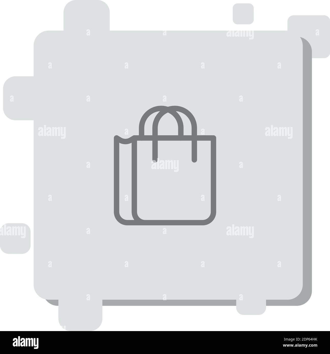 shopping bag vector icon modern simple vector illustration Stock Vector ...
