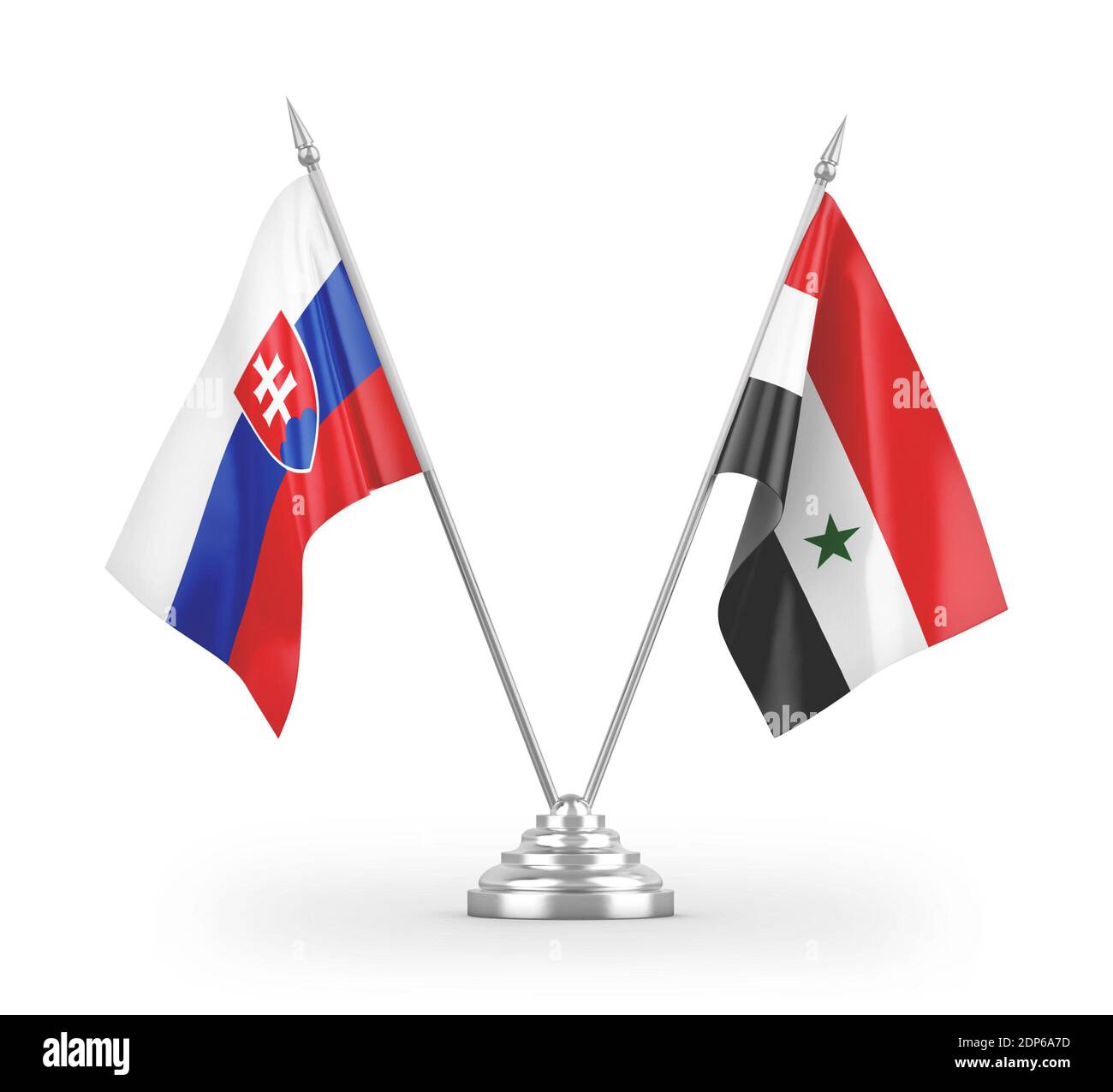 Slovakia Table Syria slovakia table flags hi-res stock photography and images - Alamy
