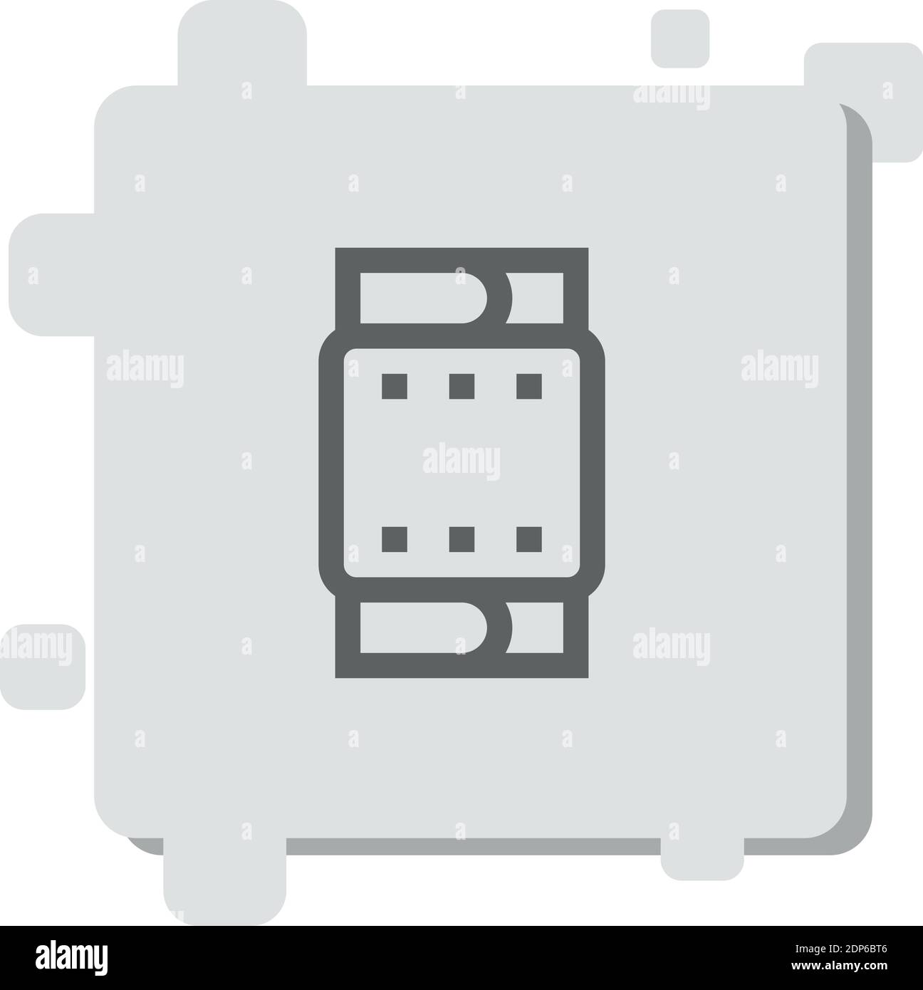 knee pad vector icon modern simple vector illustration Stock Vector