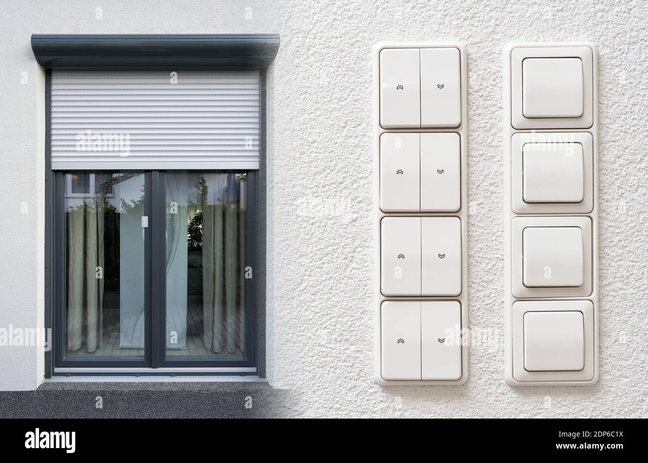 Roller shutter window hires stock photography and images Alamy