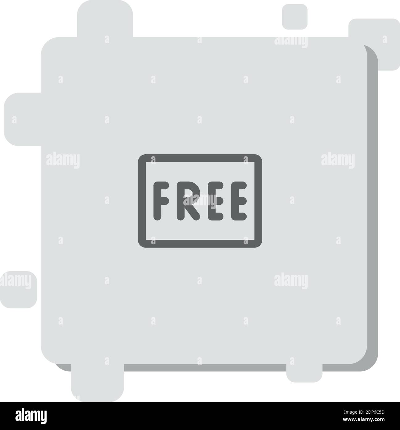 free vector icon modern simple vector illustration Stock Vector