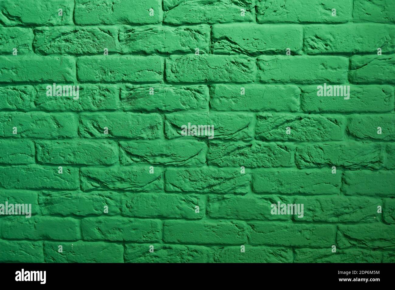 green brick wall texture Stock Photo - Alamy