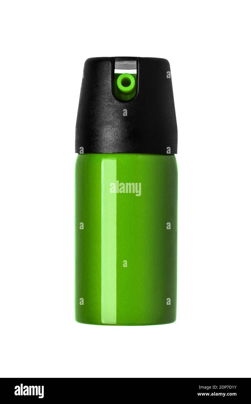 Pepper spray isolate on a white background. Nonlethal means of self