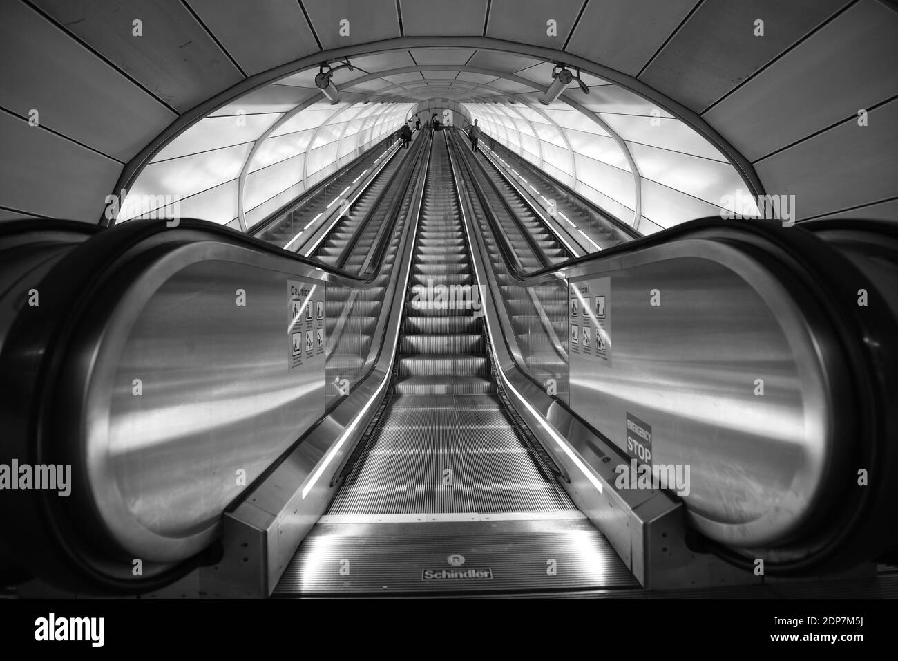 Futuristic glass staircase Black and White Stock Photos & Images Alamy